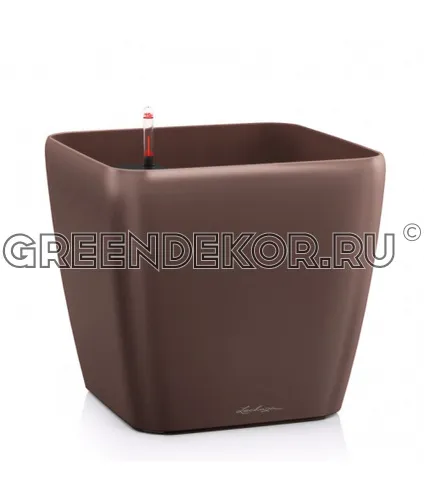 КАШПО LECHUZA QUADRO (КОФЕ) Диаметр 43см Высота 40см