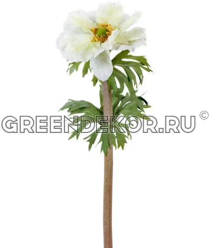 Анемон белый (искусственный) высота 42 см