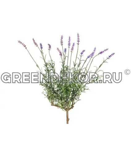 Лаванда куст со св.сиреневыми цветами (искусственный) высота 53 см
