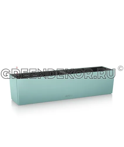 КАШПО LECHUZA BALCONERA COLOR (ГОЛУБОЙ) Длина 80см Ширина 19см Высота 19см