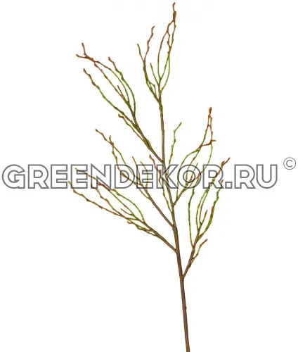 Ветвь зелено-коричневая (искусственная) высота 70 см