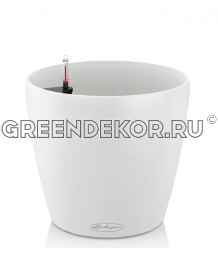 КАШПО LECHUZA CLASSICO COLOR (БЕЛЫЙ) Диаметр 28см Высота 26см