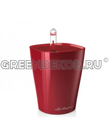 КАШПО LECHUZA MINI-DELTINI (КРАСНЫЙ) Диаметр 10см Высота 13см
