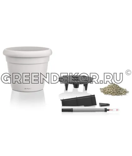 КАШПО LECHUZA RUSTICO COLOR 39 (ЧЕРНЫЙ ГРАФИТ) фото 2