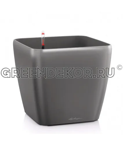 КАШПО LECHUZA QUADRO (АНТРАЦИТ) Диаметр 50см Высота 47см