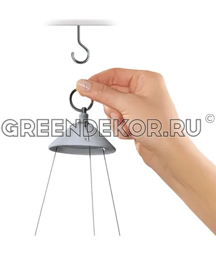 КАШПО LECHUZA NIDO COTTAGE ПОДВЕСНОЕ (гранит) Диаметр 35СМ ВЫСОТА 23СМ фото 4