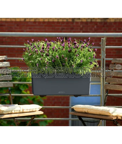 КАШПО LECHUZA BALCONERA COLOR (ФИСТАШКОВЫЙ) Длина 50см Ширина 19см Высота 19см фото 8