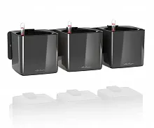 КАШПО LECHUZAGREEN WALL HOME KIT GLOSSY (АНТРАЦИТОВЫЙ) 