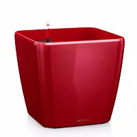 КАШПО LECHUZA QUADRO (КРАСНЫЙ) Диаметр 35см Высота 33см